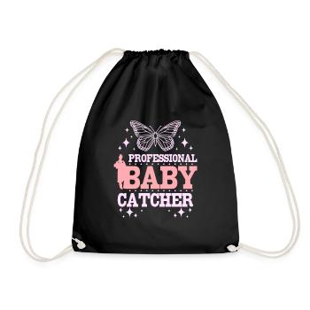 Attrape-bébé professionnel - Sac de sport léger - noir - Devant