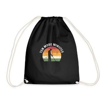 Dix minutes de plus. Détecteur de métaux. Détection de métaux - Sac de sport léger - noir - Devant