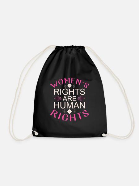 Female Women's Rights Female - Turnbeutel - Schwarz