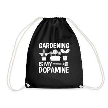 Le jardinage est ma plante verte de jardin dopaminergique - Sac de sport léger - noir - Devant
