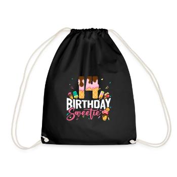 14e anniversaire Crème glacée Quatorze ans de B-Day - Sac de sport léger - noir - Devant