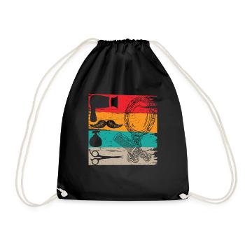 Coiffeur Coiffeur et Barbier - Sac de sport léger - noir - Devant