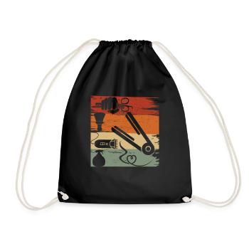 Coiffeur Coiffeur et Barbier - Sac de sport léger - noir - Devant