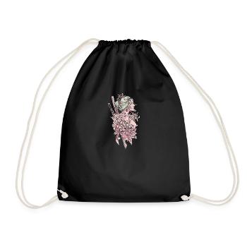 Geisha I Japan Girl Anime Motif pour japonais - Sac de sport léger - noir - Devant