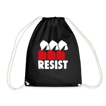 Resist Pro Choice Pro Abortion - Drawstring Bag - black - Front