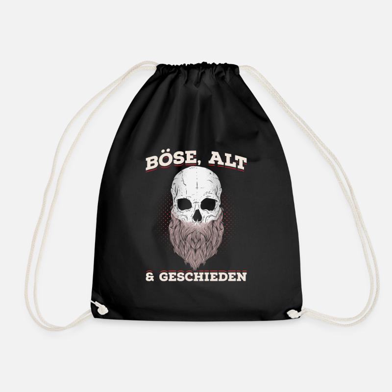 Böse, Alt & Geschieden Geschenk - Turnbeutel - Schwarz