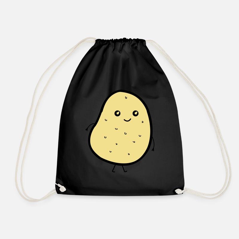 cute potatoe - Turnbeutel - Schwarz