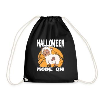 Halloween Zombie Animaux Halloween Moutons - Sac de sport léger - noir - Devant