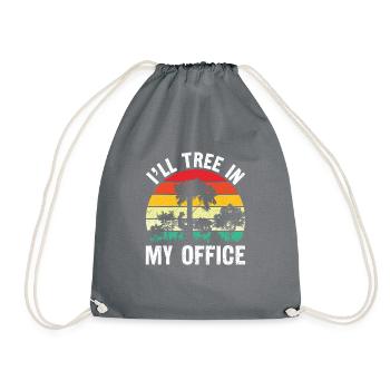 Grimpeur Arboriculteur Bûcheron Arboriculteur - Sac de sport léger - gris - Devant