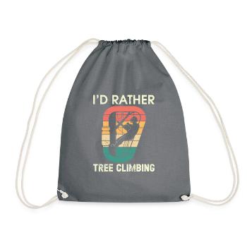 Grimpeur Arboriculteur Bûcheron Arboriculteur - Sac de sport léger - gris - Devant