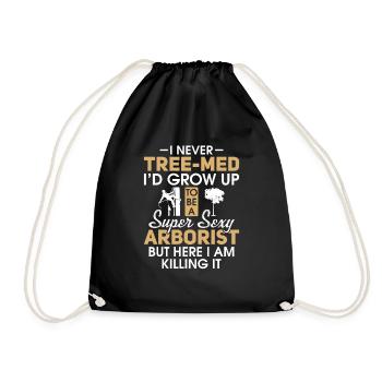 Grimpeur Arboriculteur Bûcheron Arboriculteur - Sac de sport léger - noir - Devant