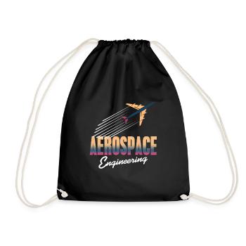 Rétro Aerospace Engineering Awesome Cool Présent - Sac de sport léger - noir - Devant