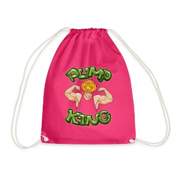 Pump King - Drawstring Bag - fuchsia - Front
