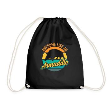 Cadeau de tatou Dicton drôle - Sac de sport léger - noir - Devant