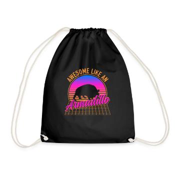 Cadeau de tatou Dicton drôle - Sac de sport léger - noir - Devant