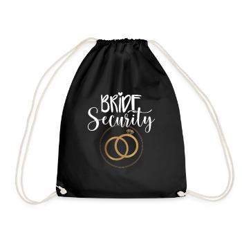 Mariage de sécurité de la mariée - Sac de sport léger - noir - Devant