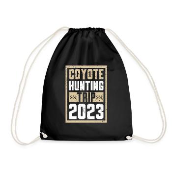 Chasseurs de coyotes - Sac de sport léger - noir - Devant