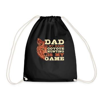 Chasseurs de coyotes - Sac de sport léger - noir - Devant