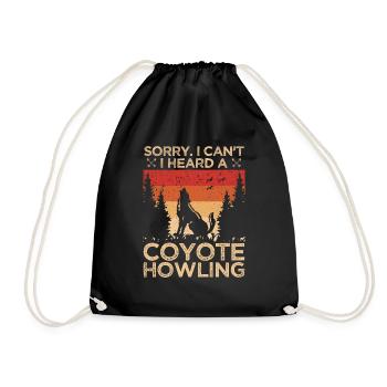 Chasseurs de coyotes - Sac de sport léger - noir - Devant