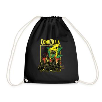 Cornzilla - Drawstring Bag - black - Front