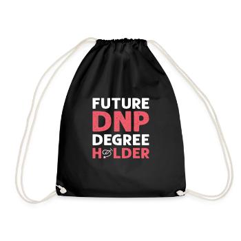Futurs diplômés Dnp. Infirmière Dnp - Sac de sport léger - noir - Devant