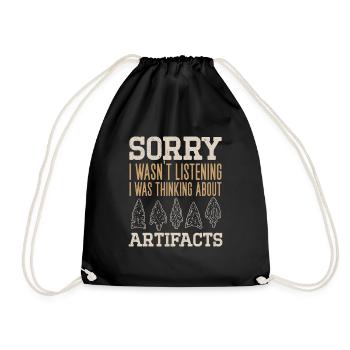 Arrowhead Hunting Arrowhead Collector - Drawstring Bag - black - Front