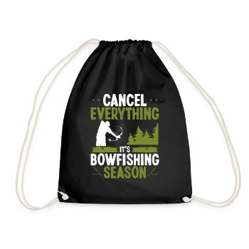 Saison de pêche à l’arc Hydroglisseur Bow Hunter Bowfisher - Sac de sport léger - noir - Devant