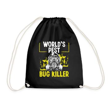 Pest Control Technician Worlds Pest Bug Killer - Turnbeutel - Schwarz - Vorne