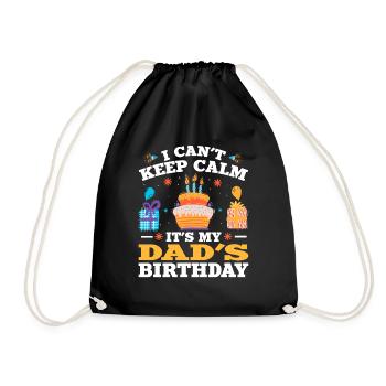 I can't stay calm, it's the - Drawstring Bag - black - Front