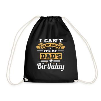 I can't stay calm, it's the - Drawstring Bag - black - Front
