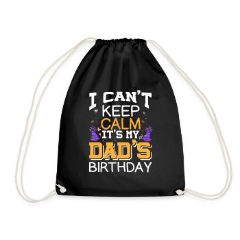 I can't stay calm, it's the - Drawstring Bag - black - Front