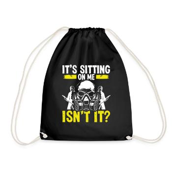 Pest Control Worker Its sitting on me isnt itPestP - Turnbeutel - Schwarz - Vorne