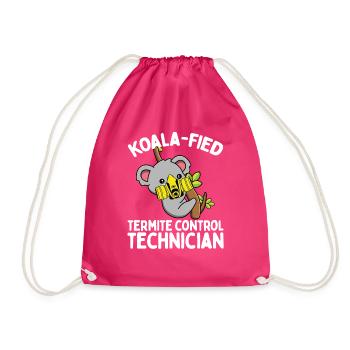 Termite Control Technician Pest Control Officer - Turnbeutel - Fuchsia - Vorne