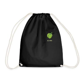 Chili Jalapenos Habaneros Carolina Reaper - Drawstring Bag - black - Front