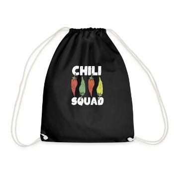 Chili Jalapenos Habaneros Carolina Reaper - Drawstring Bag - black - Front