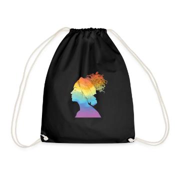 Rainbow Life, Femme, Liberté Rainbow Life, Wom - Sac de sport léger - noir - Devant