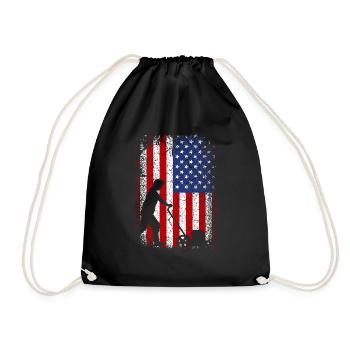 Usa american flag landscapers 4th of july - Turnbeutel - Schwarz - Vorne