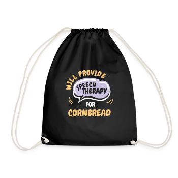 Fournir une orthophonie pour Cornbread Funny - Sac de sport léger - noir - Devant