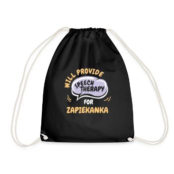 Fournir une orthophonie pour Zapiekanka Funny - Sac de sport léger - noir - Devant