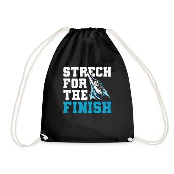 Étirable pour le flotteur fini - Sac de sport léger - noir - Devant