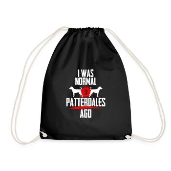Ich war normal 2 Patterdales voher - Turnbeutel - Schwarz - Vorne