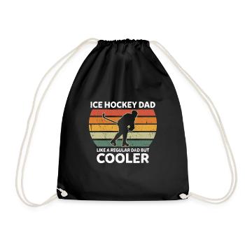 Papa de hockey Papa normal Papa juste cool - Sac de sport léger - noir - Devant