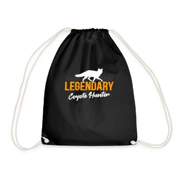 Coyote Chasse Coyote Cadeau - Sac de sport léger - noir - Devant
