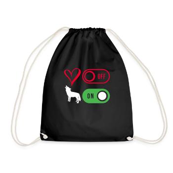 Coyote Chasse Coyote Cadeau - Sac de sport léger - noir - Devant