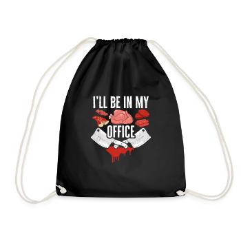 Butcher Butcher Butcher Butcher's Gift - Drawstring Bag - black - Front