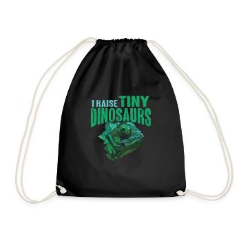 Herpétologiste des reptiles lézards caméléons - Sac de sport léger - noir - Devant