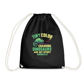 Herpétologiste des reptiles lézards caméléons - Sac de sport léger - noir - Devant