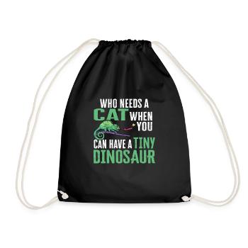 Herpétologiste des reptiles lézards caméléons - Sac de sport léger - noir - Devant