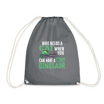 Herpétologiste des reptiles lézards caméléons - Sac de sport léger - gris - Devant