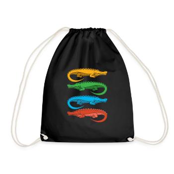 Alligator Alligator Crocodile Crocodile - Sac de sport léger - noir - Devant